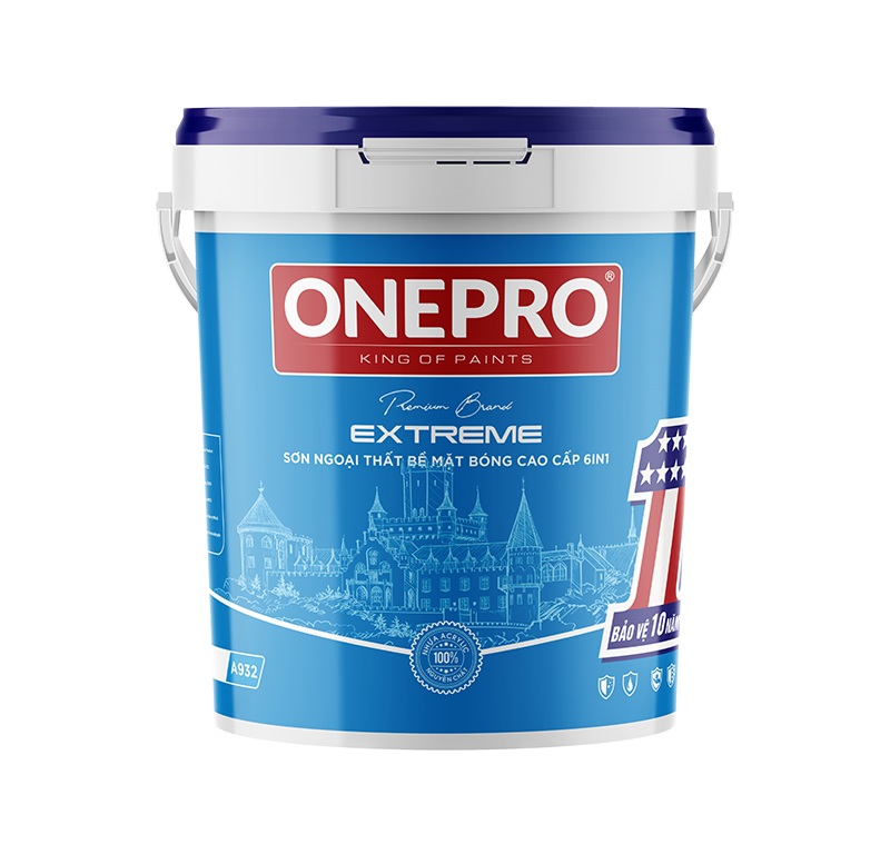 Sơn ngoại thất bề mặt bóng cao cấp 6 in 1