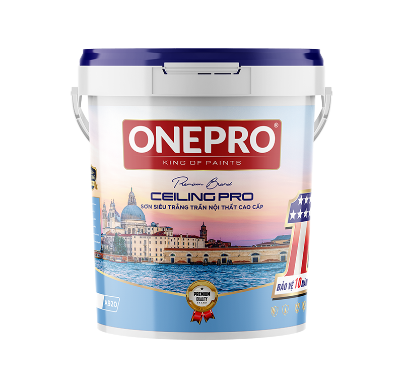 Sơn siêu trắng trần nội thất cao cấp